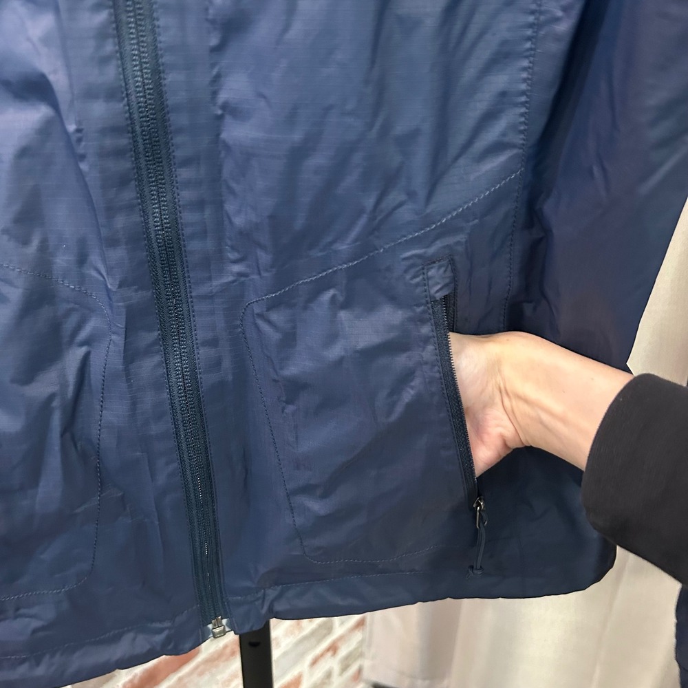 The North Face Rain Jacket Womens Navy Blue DryVent Hooded Waterproof Gorpcore S - Picture 7 of 13